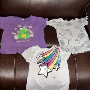Purple frog, Cows,and Stars Kids Tee